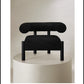 The CASEY occasional chair in black