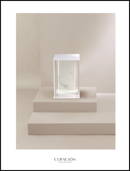 The TONY side table in white