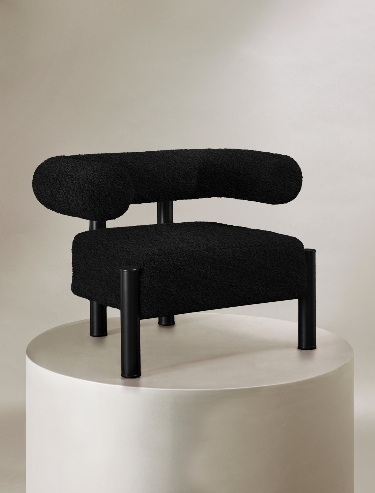 The CASEY occasional chair in black