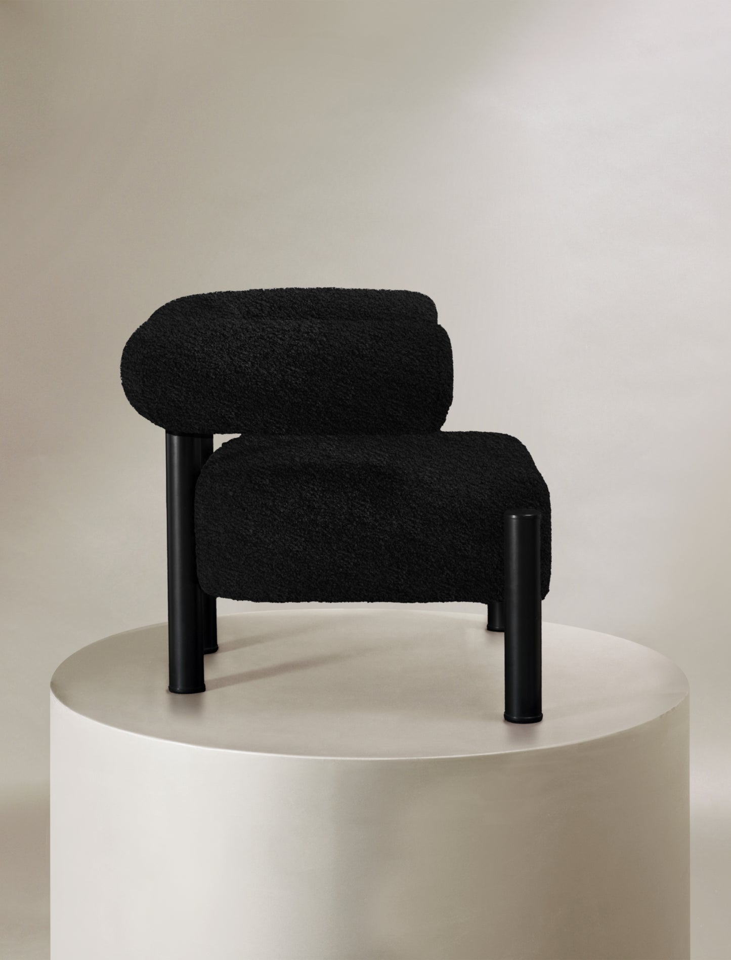 The CASEY occasional chair in black