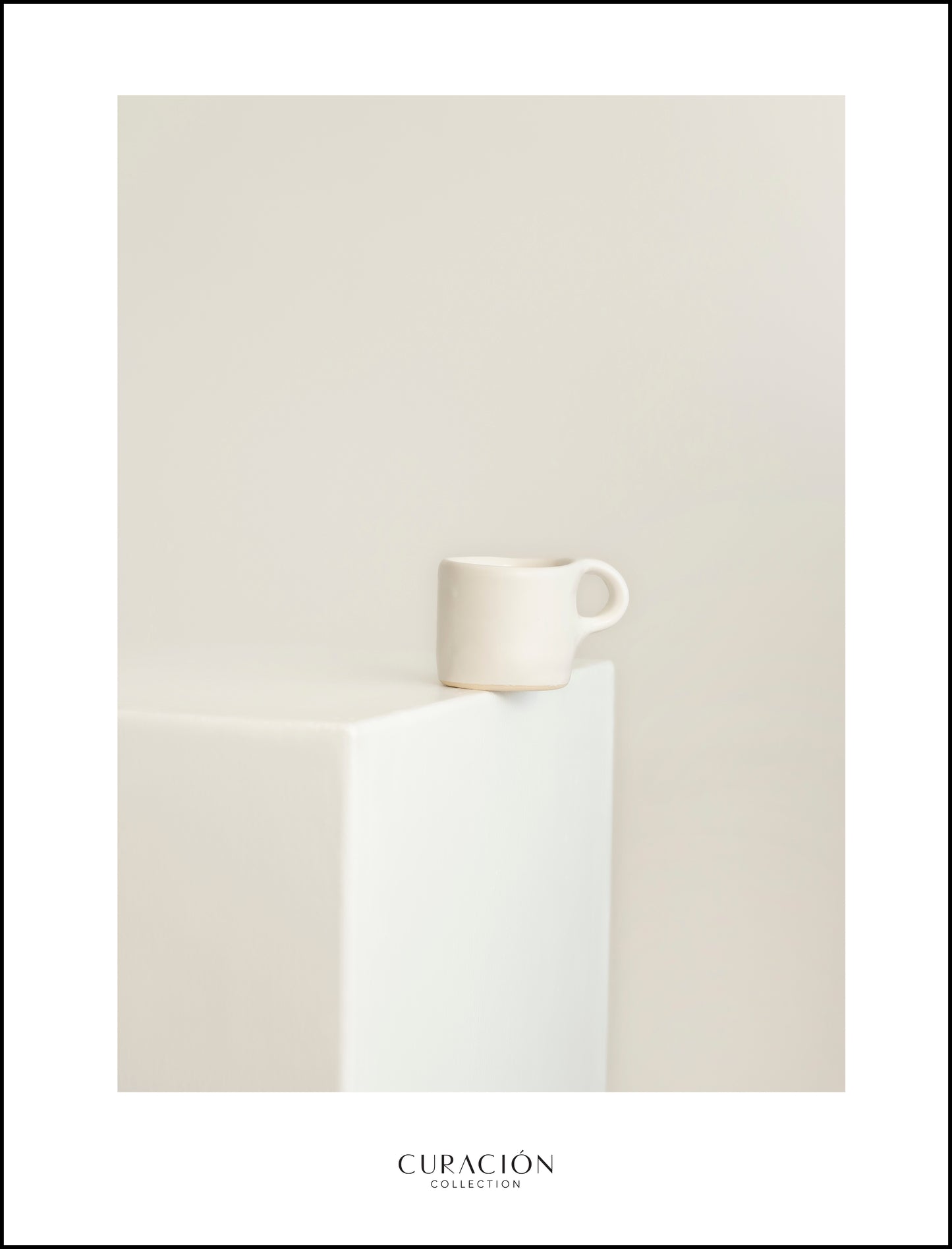 The ESPRESSO MUG in white