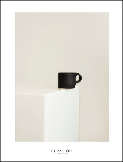 The ESPRESSO MUG in black