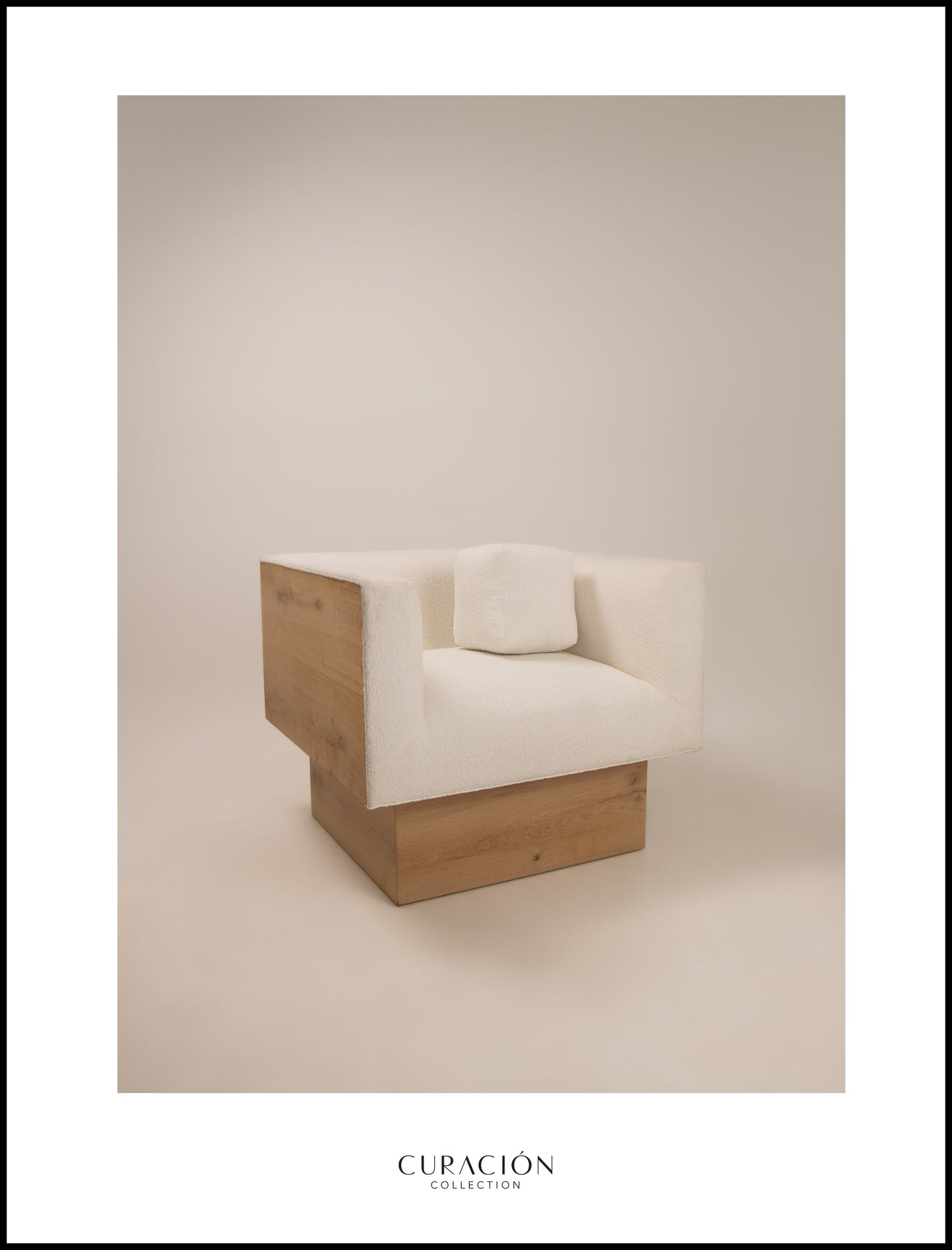 The CLIFTON IN BALANCE armchair in oak