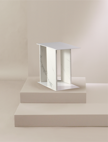 The TONY side table in white