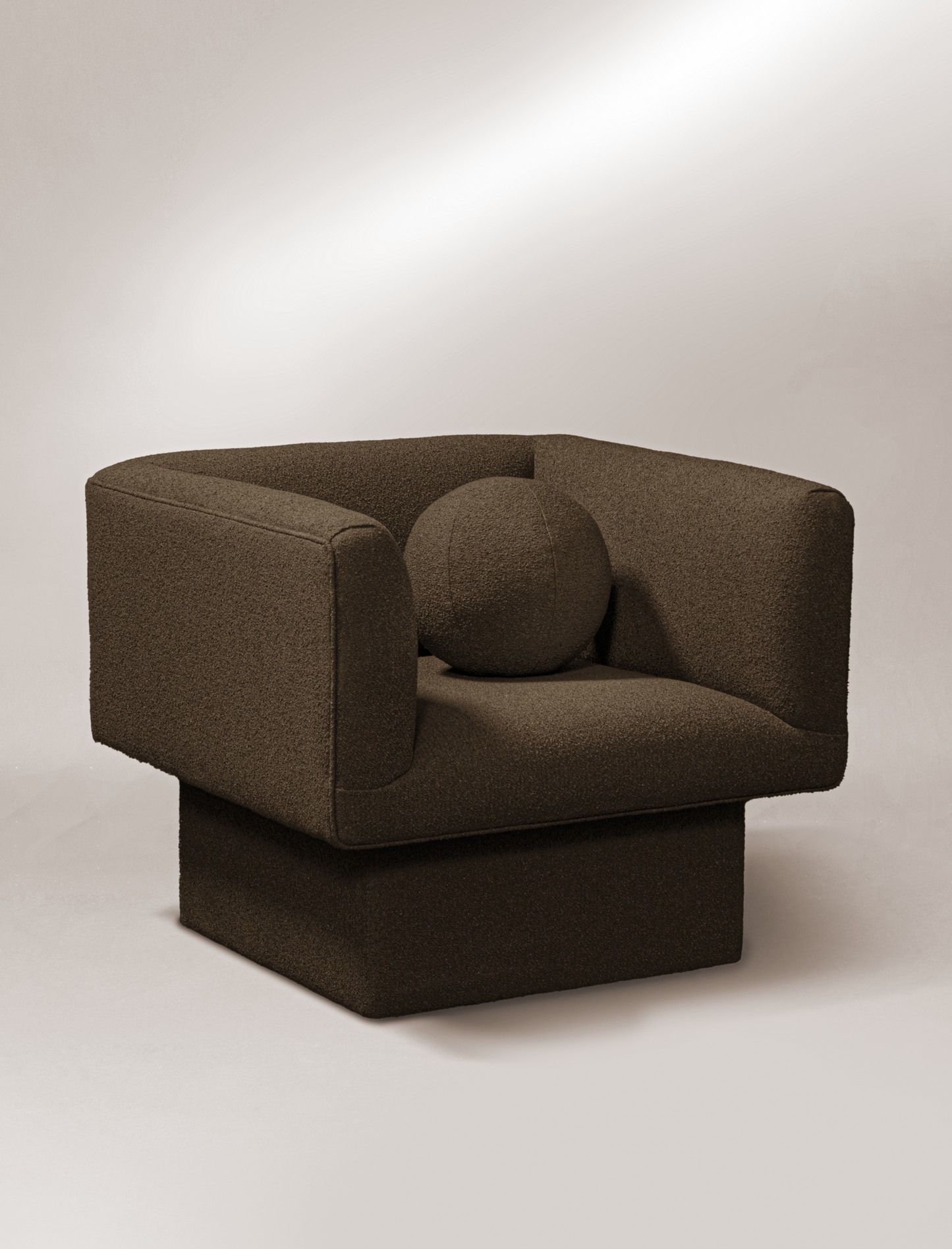 The CLIFTON IN BALANCE armchair in fabric